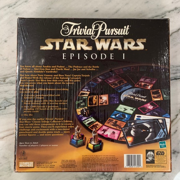 Trivial Pursuit Star Wars Episode I Collector's Edition Factory Sealed 1999 Rare - Picture 2 of 7